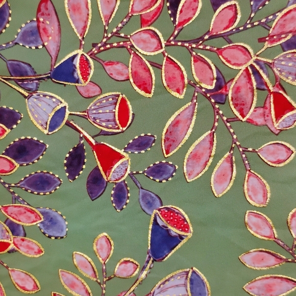 Yoaresweet Off The Shoulder Blouse Floral Women's Sz M NWT 3/4 Flutter Sleeves - Picture 2 of 11